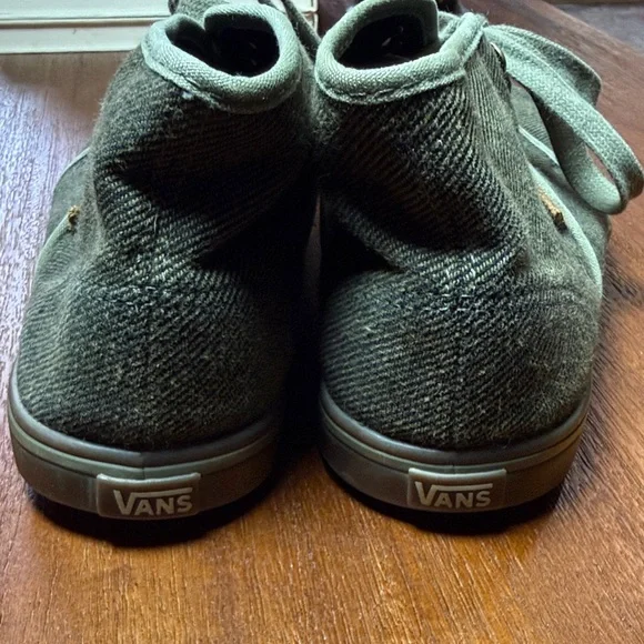 Vans Olive Green High-Top ladies Shoes - Picture 6 of 8